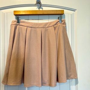 Blush Pink Skater Skirt